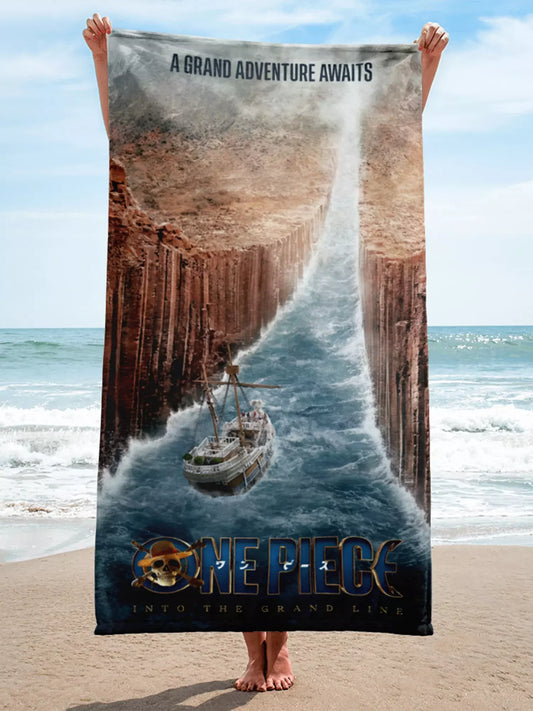 One Piece Grand Adventure Beach Towel - US 4449