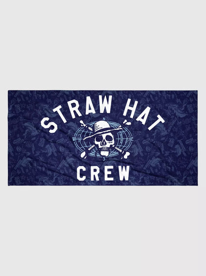 One Piece Straw Hat Crew Luffy Beach Towel - US 4719