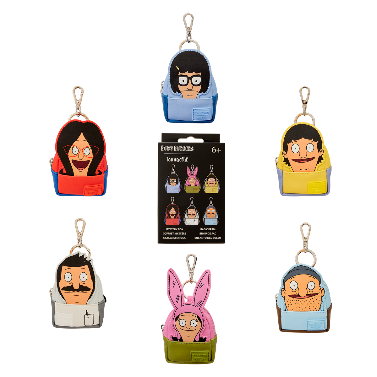 Bob's Burgers Cosplay Mystery Mini Backpack Keychain Charm - US 5995
