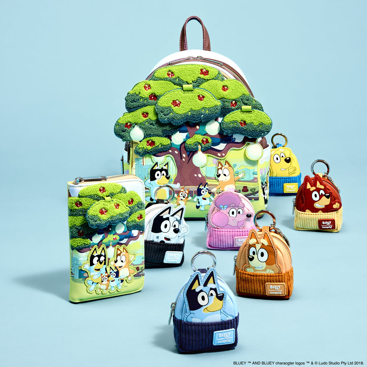 Bluey's Backyard Zip-Around Wallet - US 6575