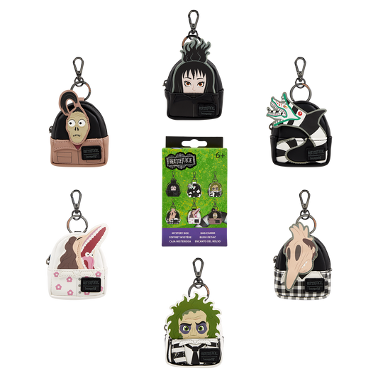 Beetlejuice Exclusive Cosplay Mystery Mini Backpack Keychain Charm - US 8358