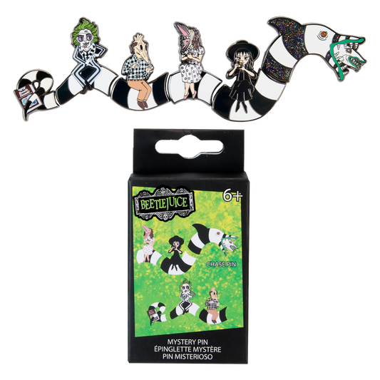 Beetlejuice Sandworm Puzzle Mystery Box Pin - US 9538