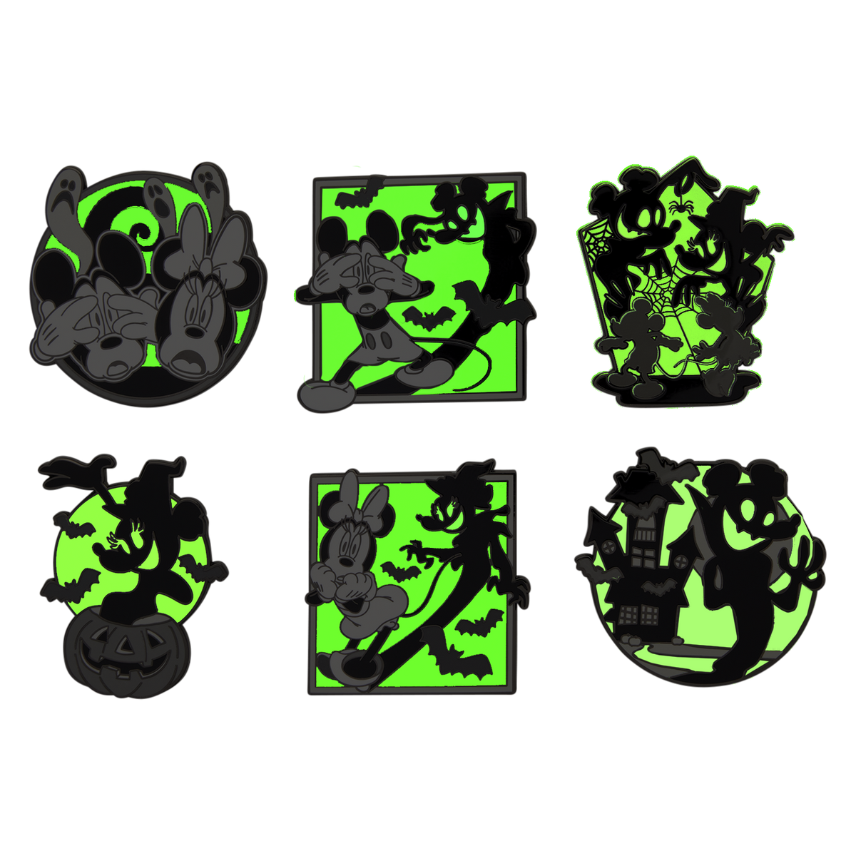 Mickey & Minnie Mouse Ghost Glow Mystery Box Pin - US 7638