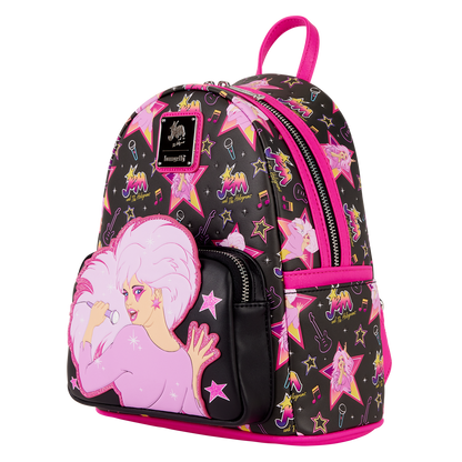 Jem and the Holograms Glitter All-Over Print Mini Backpack - US 4641