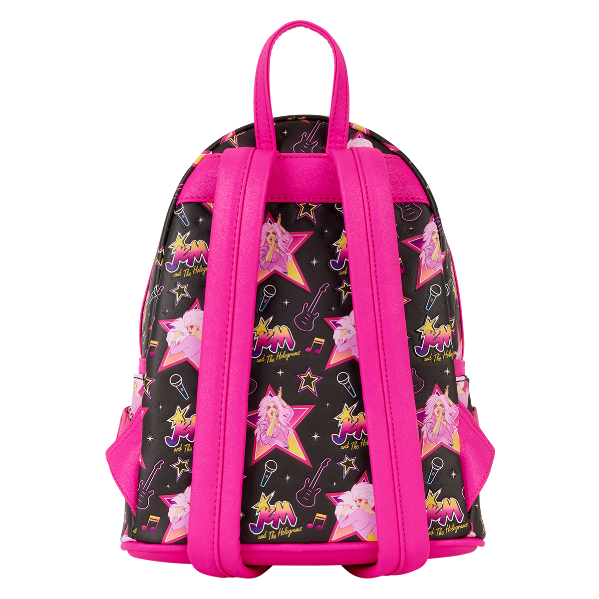 Jem and the Holograms Glitter All-Over Print Mini Backpack - US 4641