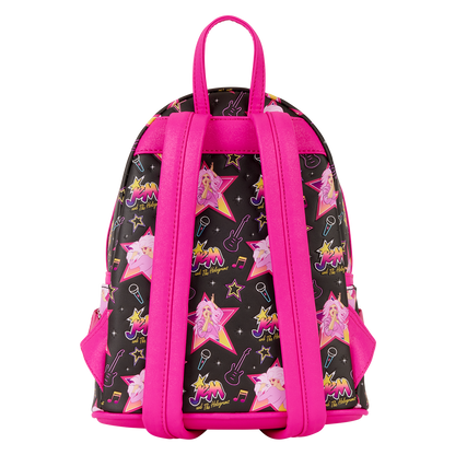 Jem and the Holograms Glitter All-Over Print Mini Backpack - US 4641