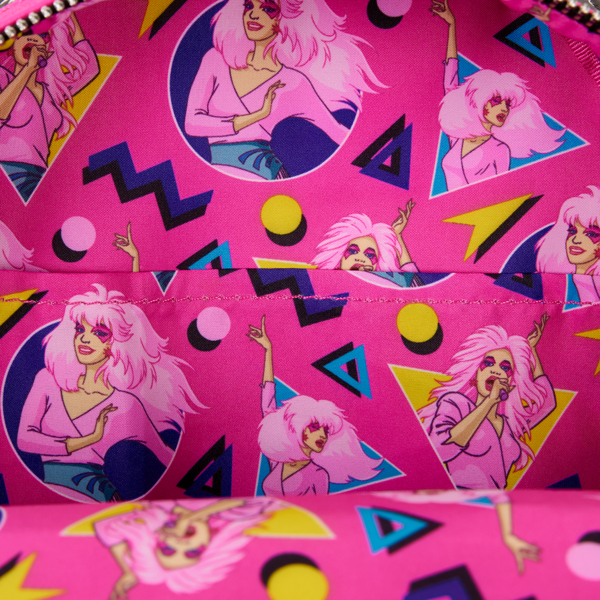 Jem and the Holograms Glitter All-Over Print Mini Backpack - US 4641