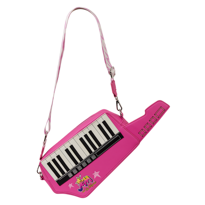 Jem and the Holograms Figural Keytar Glow Crossbody Bag - US 7182