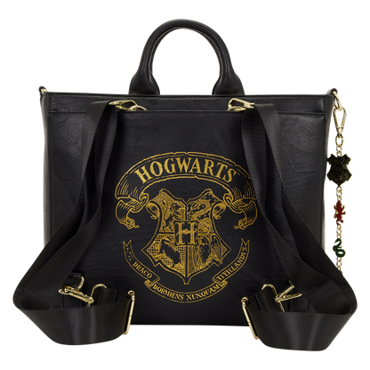 Harry Potter Hogwarts Letter Convertible Backpack & Tote Crossbody Bag - US 4301