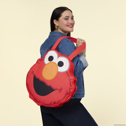 Sesame Street Elmo Cosplay Oversized Canvas Tote Bag - US 4082