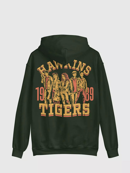 Stranger Things Hawkins Tigers '89 Hoodie - US 4809