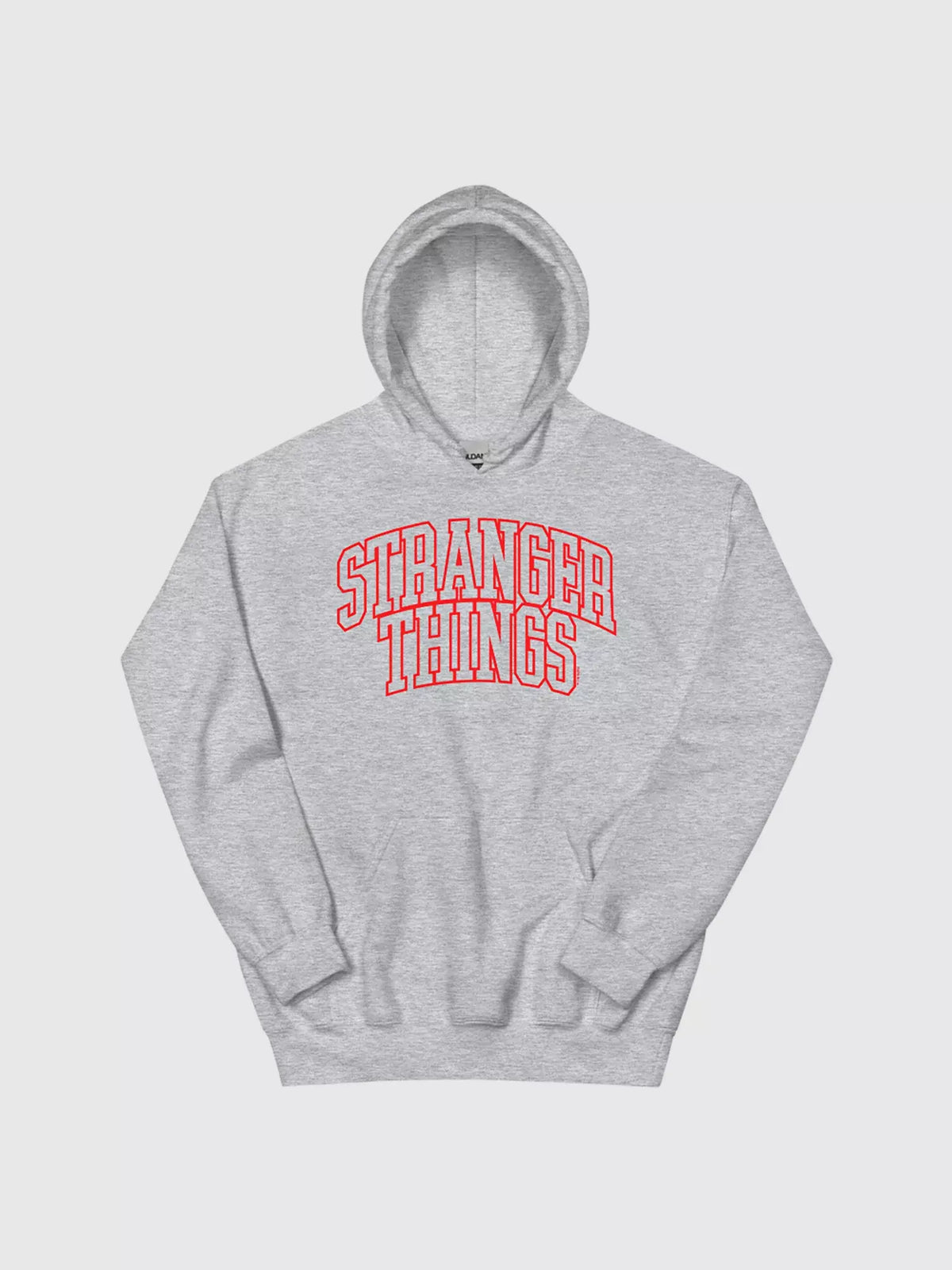 Stranger Things Logo Athletic Hoodie - US 7742