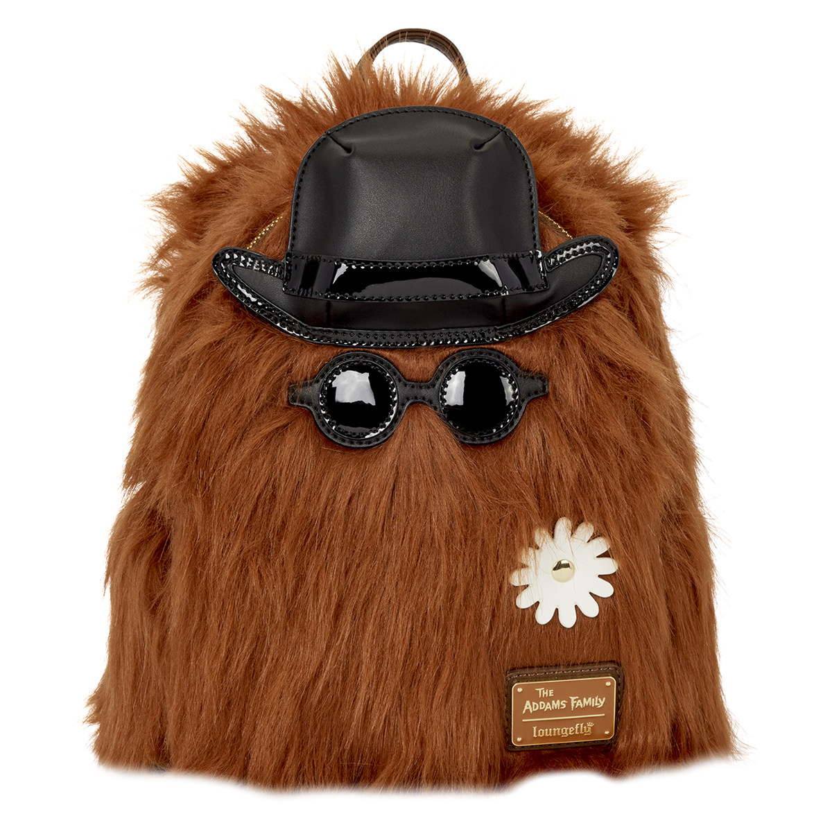 The Addams Family Exclusive Cousin Itt Plush Cosplay Mini Backpack - US 4156