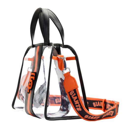 MLB SF Giants Clear Tote Crossbody Stadium Bag with Pouch - US 8586