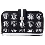 NBA Brooklyn Nets Logo Zip Around Wallet - US 0698