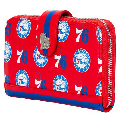 NBA Philadelphia 76ers Logo Zip Around Wallet - US 0533