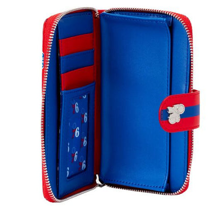 NBA Philadelphia 76ers Logo Zip Around Wallet - US 0533