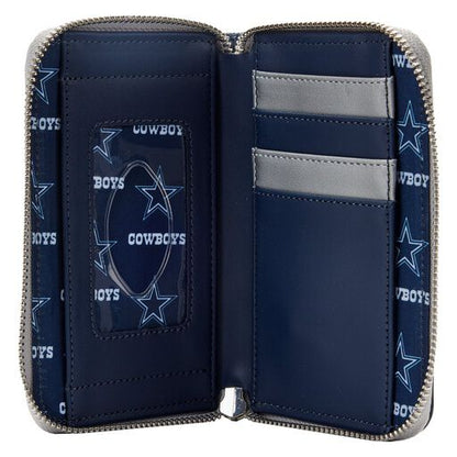 NFL Dallas Cowboys Patches Zip Around Wallet - US 3606