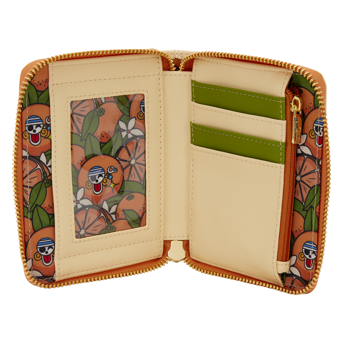 One Piece Exclusive Nami & Tangerines Zip Around Wallet - US 7637