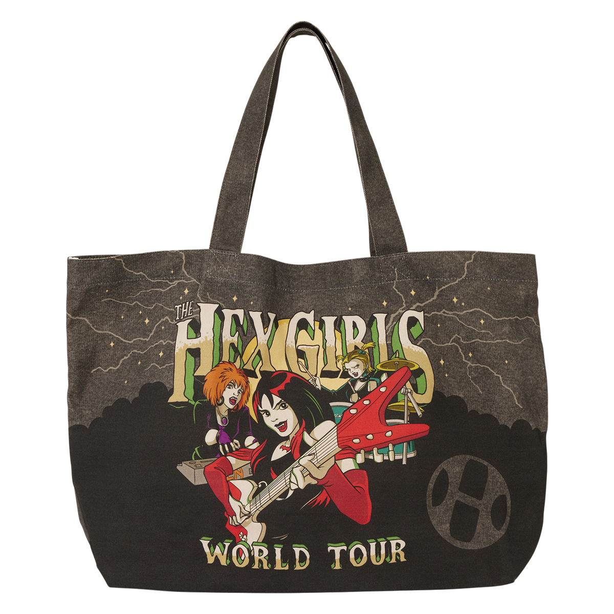 Scooby-Doo! Hex Girls World Tour Oversized Canvas Tote Bag - US 6982