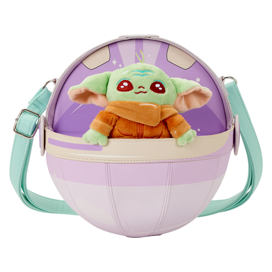 The Mandalorian Grogu Figural Pod Plush Crossbody Bag - US 7813