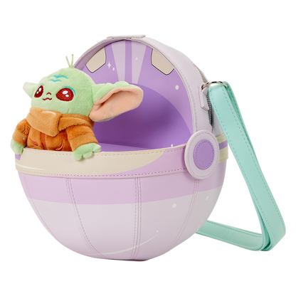 The Mandalorian Grogu Figural Pod Plush Crossbody Bag - US 7813