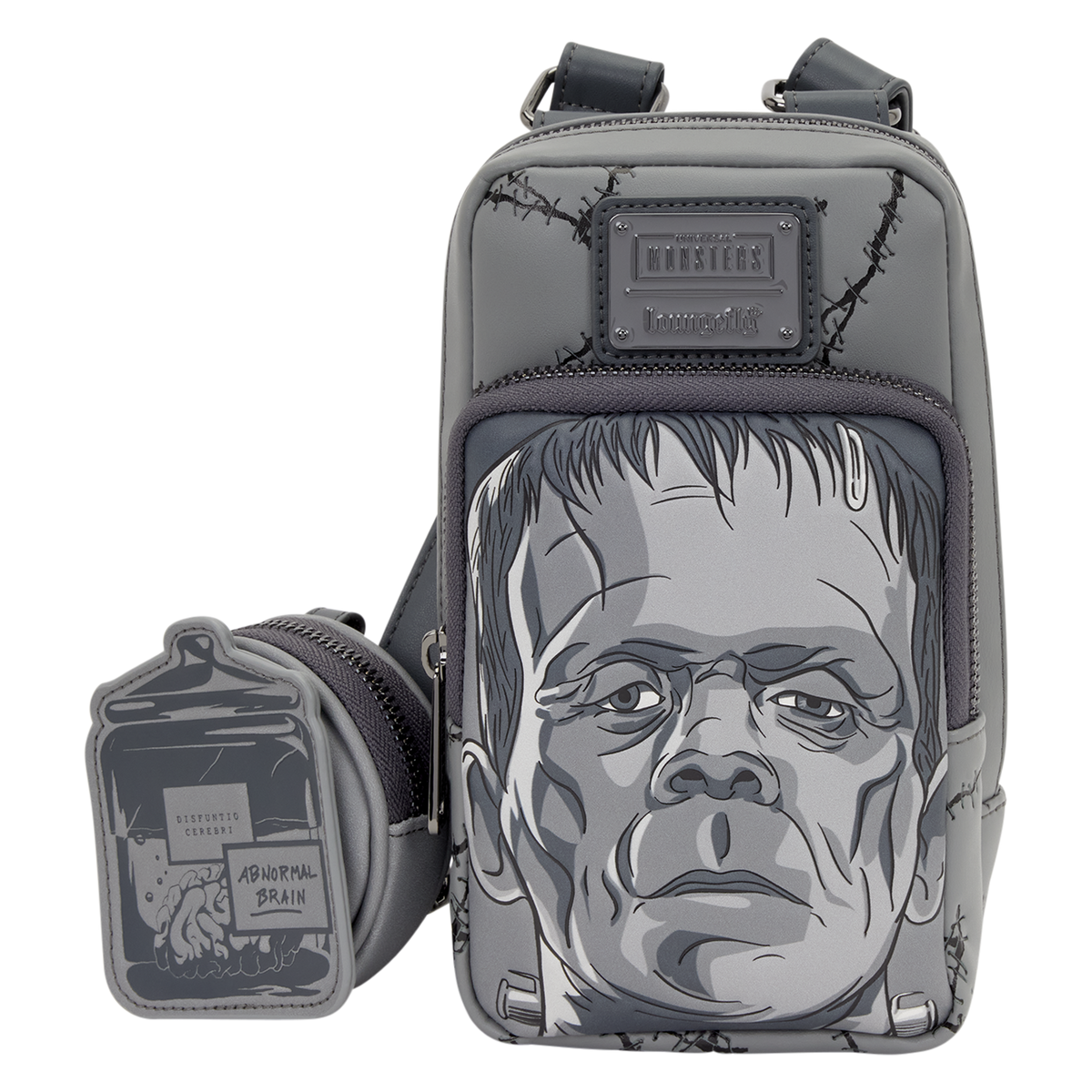 Universal Monsters Frankenstein Crossbody Bag with Coin Bag - US 8548