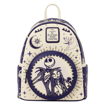 The Nightmare Before Christmas Jack Skellington & Sally Night Sky Mini Backpack - US 7223