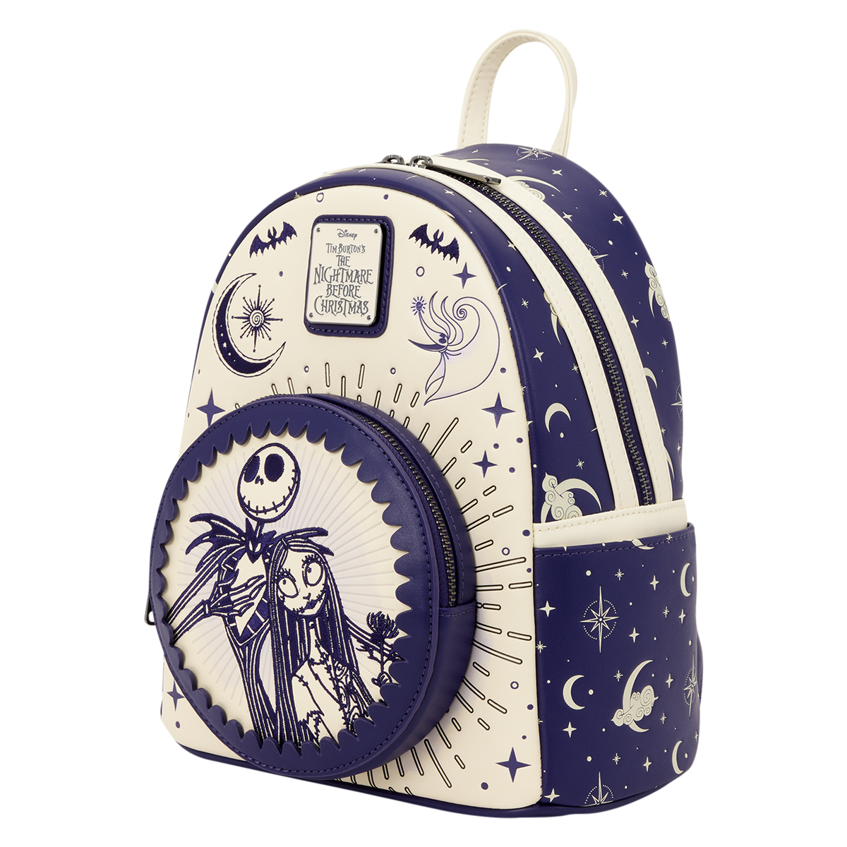 The Nightmare Before Christmas Jack Skellington & Sally Night Sky Mini Backpack - US 7223