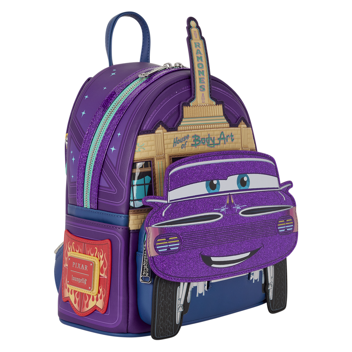D23 Exclusive Cars Ramone Cosplay Glow Mini Backpack - US 7211