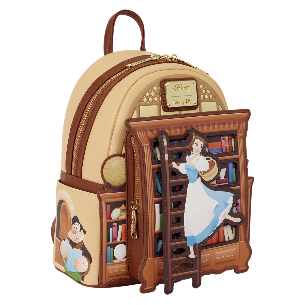 D23 Exclusive Beauty and the Beast Belle Book Shop Mini Backpack - US 3594
