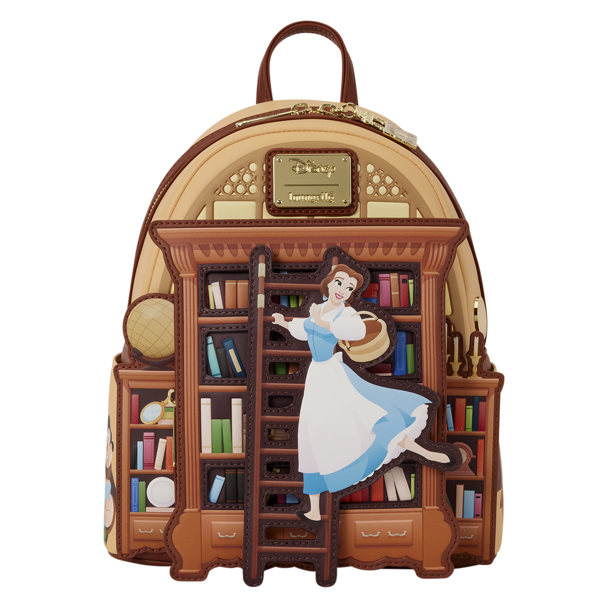 D23 Exclusive Beauty and the Beast Belle Book Shop Mini Backpack - US 3594