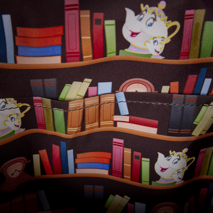 D23 Exclusive Beauty and the Beast Belle Book Shop Mini Backpack - US 3594