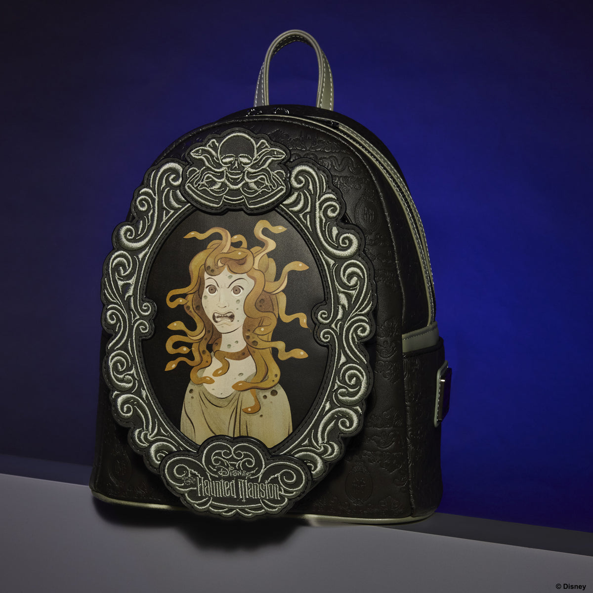 The Haunted Mansion Exclusive Medusa Portrait Light-Up Glow Mini Backpack - US 7588