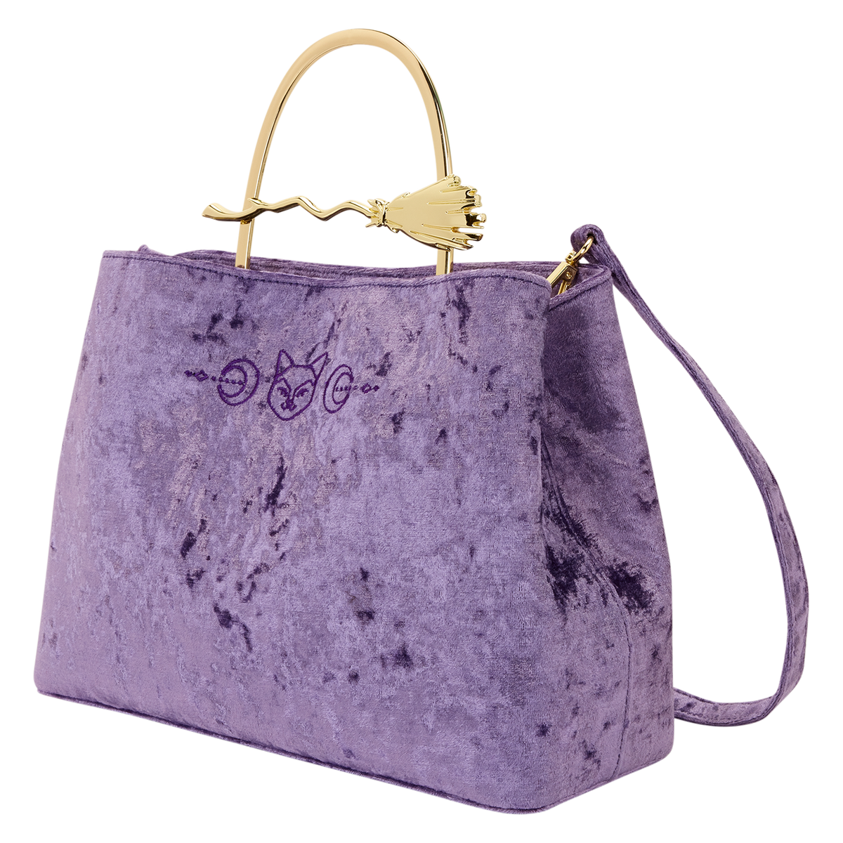 Hocus Pocus Velvet Crossbody Bag - US 9875